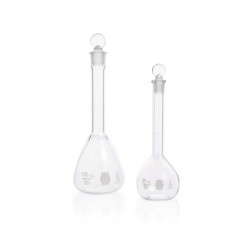 Matraz Volumétrico "A", Tapón Vidrio, Certificado Lote 100 Ml