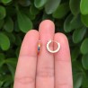 Aretes Arracada Multicolor Chapa de Oro Az321