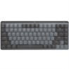 Teclado Logitech MX Mechanical Mini Inalámbrico Alto Desempeño Color Grafito