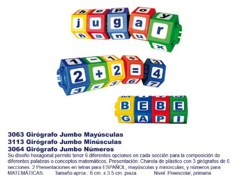 Girografo Jumbo Mayúsculas