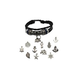 PULSERA DE PIEL / METAL