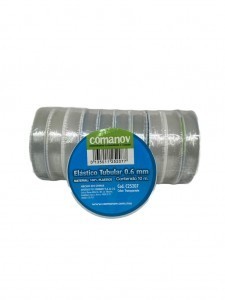 HILO ELASTICO TUB TRANS 0.6MM C/10M