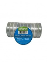 HILO ELASTICO TUB TRANS 0.6MM C/10M