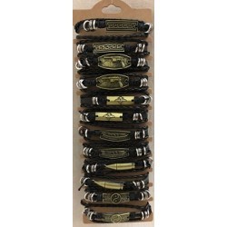 PULSERA DE PIEL / METAL