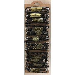 PULSERA DE PIEL / METAL