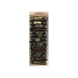 PULSERA DE PIEL / METAL