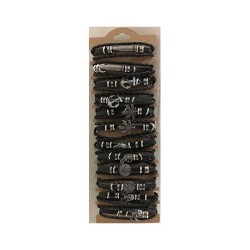 PULSERA DE PIEL / METAL