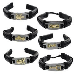 PULSERA DE PIEL / METAL