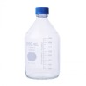 Frasco De 250 Ml Para Laboratorio Gl 45 C/ Tapa  (Azul) Y Anillo De Polipropileno