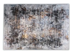 Tapete Decorativo Cirali Gris/Negro