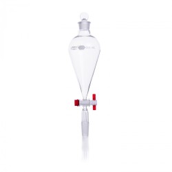 Embudo De Separación Squibb Forma Pera, Ray-Sorb®, Tapón Y Llave Ptfe 500 Ml
