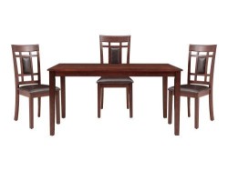 Comedor Dakar De Madera Para 4 Personas