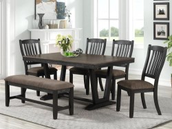 Comedor Kensington Para 6 Personas De Madera Color Café