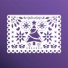 PAPEL PICADO ARBOL 20X14 STSM115