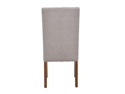 Comedor Treya De Madera Para 6 Personas Mesa Y Sillas De Tela Color Gris