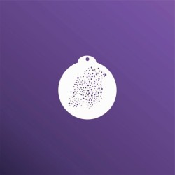 ESFERA CON TEXTURA PUNTITOS STSM070