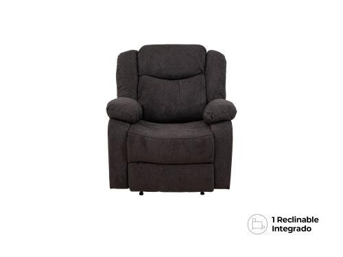Sillón Reclinable Fargo - Reposacabezas Eléctrico (Headrest)De Tela Color Godiva