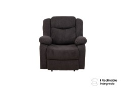 Sillón Reclinable Fargo - Reposacabezas Eléctrico (Headrest)De Tela Color Godiva