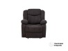 Sillón Reclinable Fargo - Reposacabezas Eléctrico (Headrest)De Tela Color Godiva