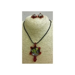 COLLAR / ARETE DE VIDRIO