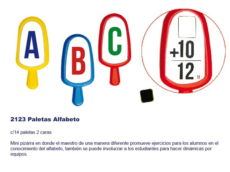 Paletas Alfabeto 2123