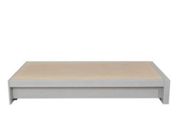Base Urban Ii De Madera Individual Color Gris