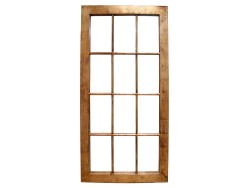 Espejo Ventana Oxido Oro