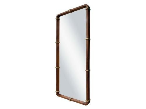 Espejo Rectangular Argollas De Madera