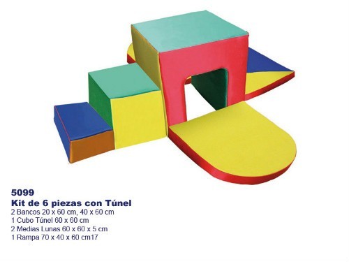 Kit túnel 6 pzas Vinil-Tela