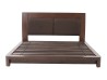 Cama Farrah De Madera King Size Color Chocolate