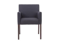 Sillón Individual Starlight De Tela Color Gris