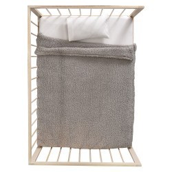 Cobertor baby ligero gris