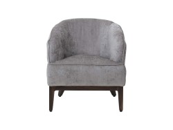 Sillón Individual Gap De Tela Color Gris Marca Boal