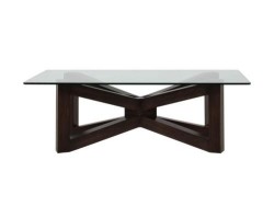 Mesa De Centro Tupe Con Cristal