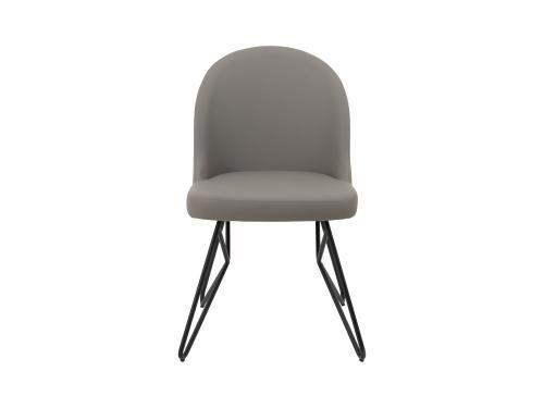 Silla Shelby De Vinil Color Gris
