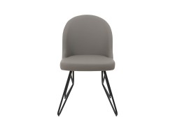 Silla Shelby De Vinil Color Gris