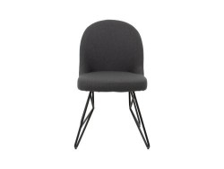 Silla Shelby De Tela Color Gris