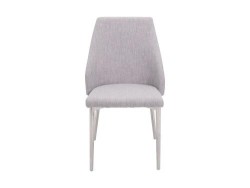 Silla Tribeca De Metal De Tela Gris