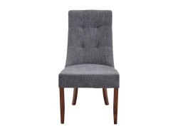 Silla Star De Madera De Tela Color Gris