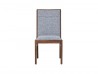 Silla Sorrento De Madera Acabado Tzalam De Tela Color Gris