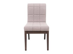Silla Maslow De Madera De Tela Color Café