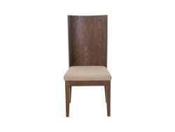 Silla Owen De Madera Tela Color Beige