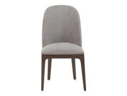 Silla Phoenix De Madera De Tela Color Gris