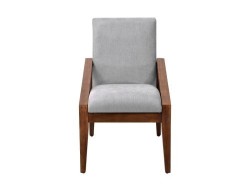 Silla Uxmal De Madera Color Gris