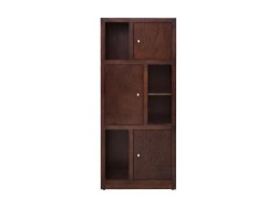 Librero Goff De Madera Okume Café