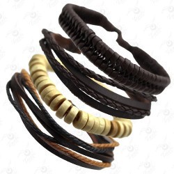 PULSERA DE PIEL / METAL