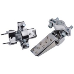 [MOTPP13] PLATAFORMA POSA-PIES PLEGABLE ACERO CROMADO (UNIVERSAL) P/HORQUILLA