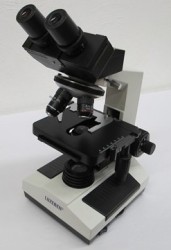 Microscopio binocular biológico LED