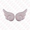 [MZ-1295-BL] Adorno alas de angel para casco blanco