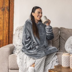 Winter hoodie azul
